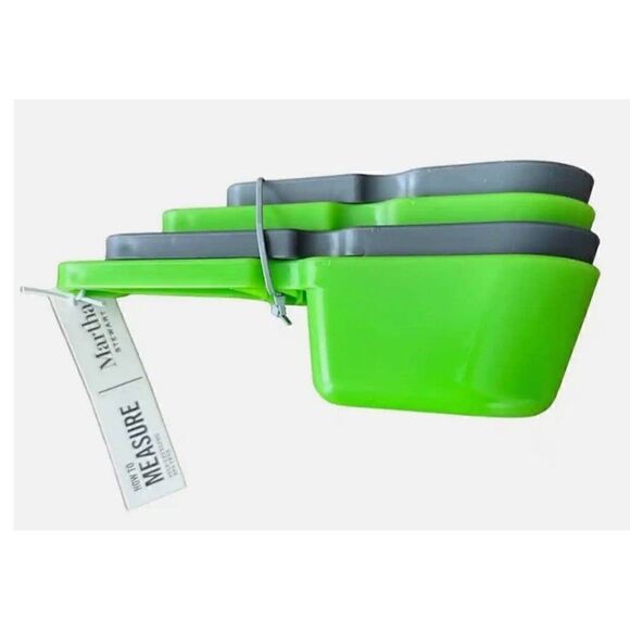 NWT Martha Stewart Collection Self Leveling Measuring Cups - Set of 4 - Picture 1 of 5
